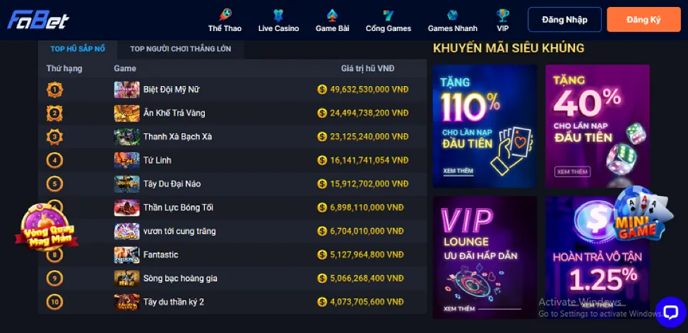 Game bắn cá